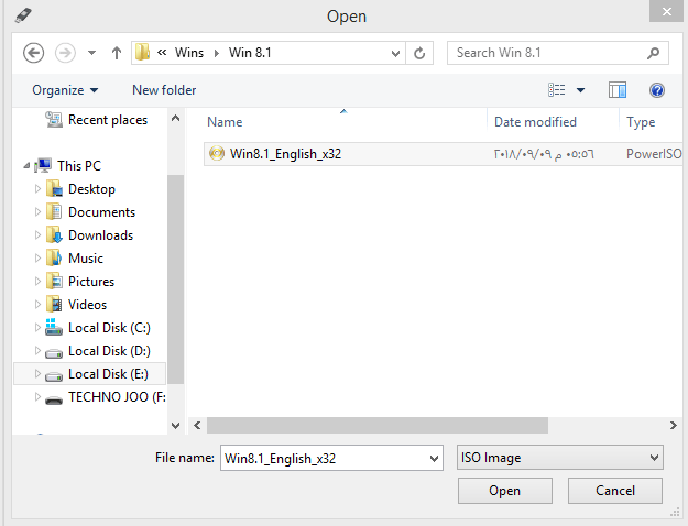 طريقة حرق ويندوز 8.1 على الفلاشة