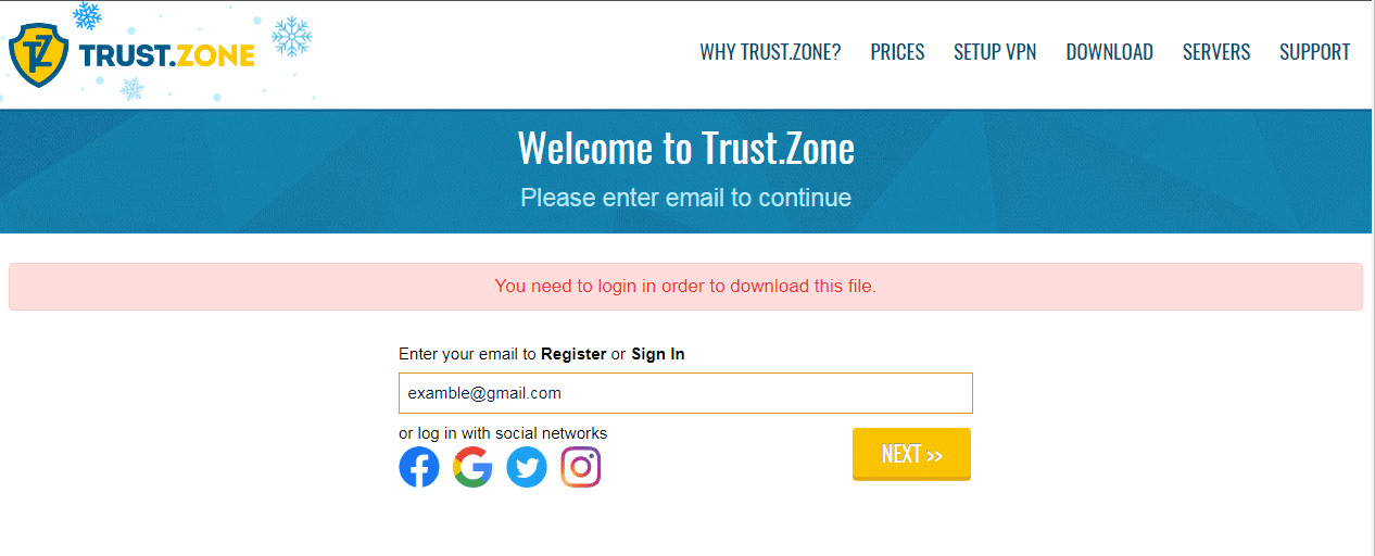 التسجيل فى موقع ترست زوون مجاناً