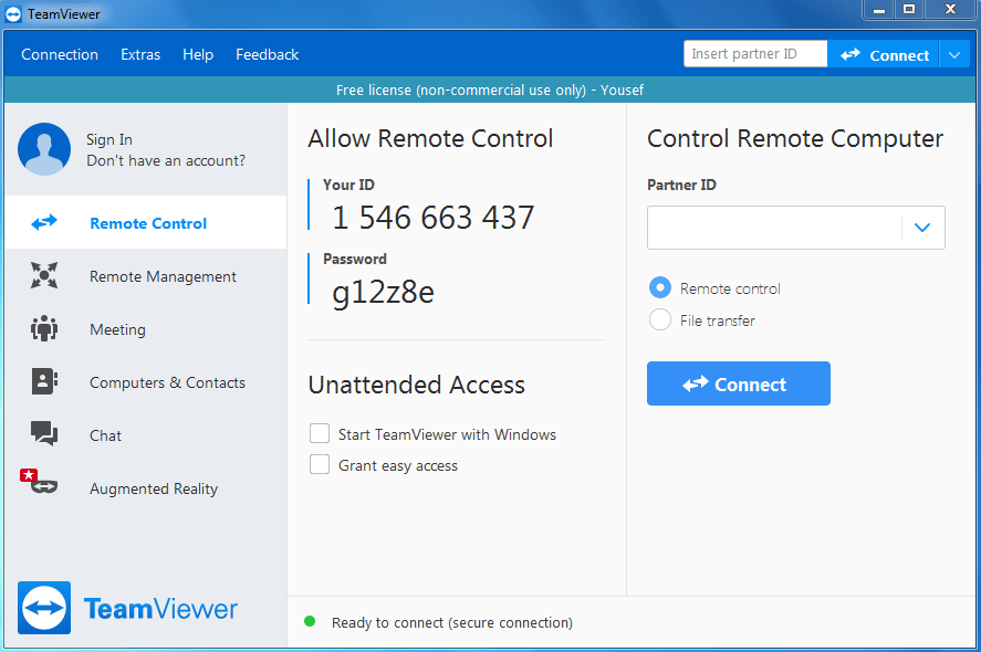 واجهة برنامج تيم فيور