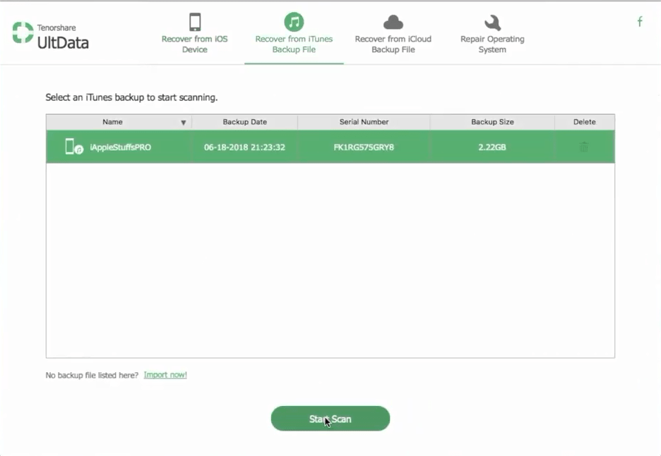 استرجاع الملفات المحذوفة من الايفون من خلال Itunes
